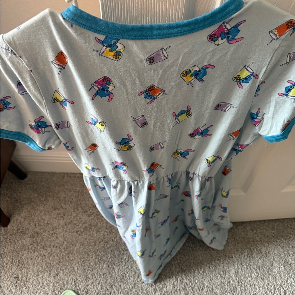 DISNEY LILO & STITCH ladies BOBA RINGER DRESS M - Picture 2 of 3